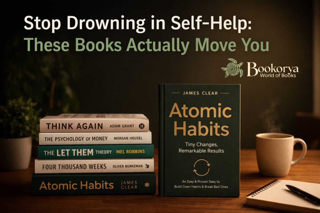 Best books for productivity and success featuring Atomic Habits and top self-improvement books for beginners
